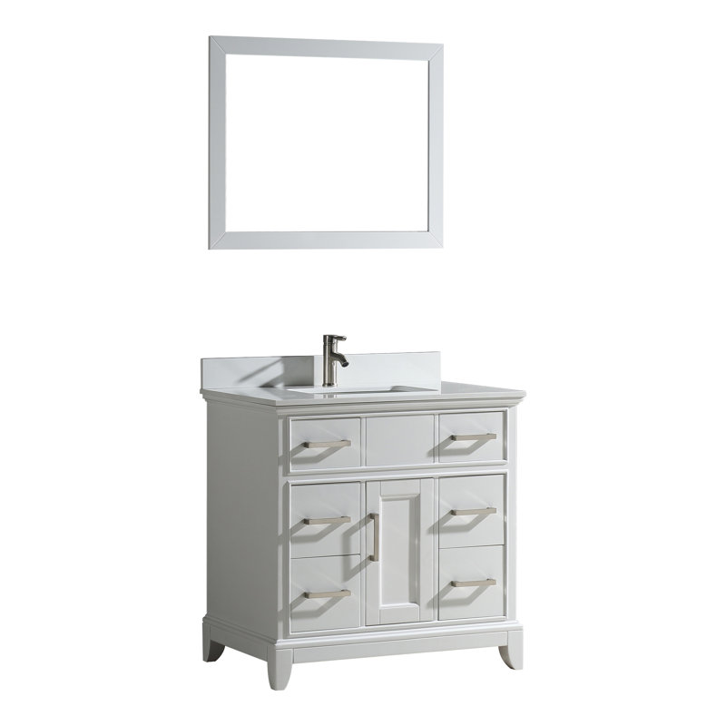 Red Barrel Studio® Valor 36'' Freestanding Single Bathroom Vanity with
